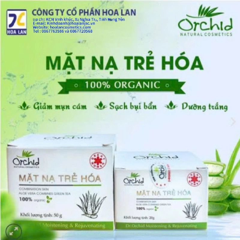 Kem đắp mặt nạ Orchid 20g
