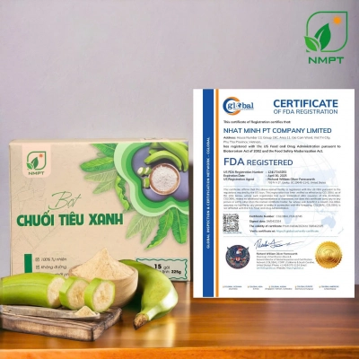 Bột chuối tiêu xanh