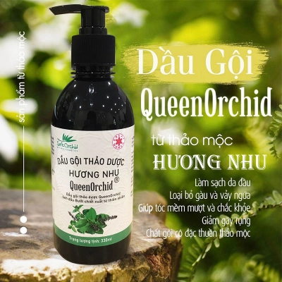 Dầu gội thảo dược Queen Orchid Hương Nhu 330ml