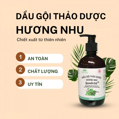 Dầu gội thảo dược Queen Orchid Hương Nhu 500ml