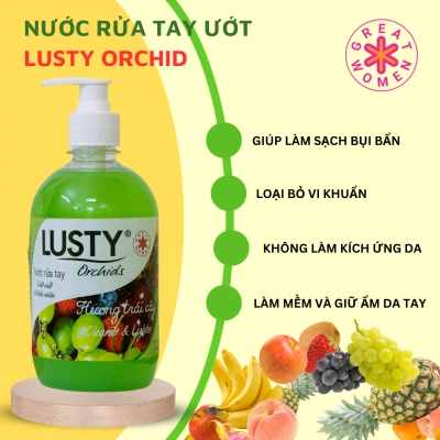 Nước rửa tay ướt Lusty Orchid 500ml